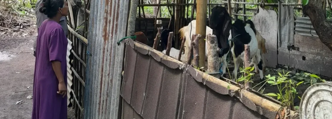 Bhabinkamtibmas Senggigi Ajak Warga Kelola Lahan Kosong Jadi Sumber Pangan