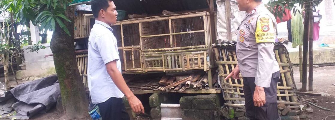 Motivasi Bhabinkamtibmas, Warga Nekat Bangun Kandang Ayam di Pekarangan