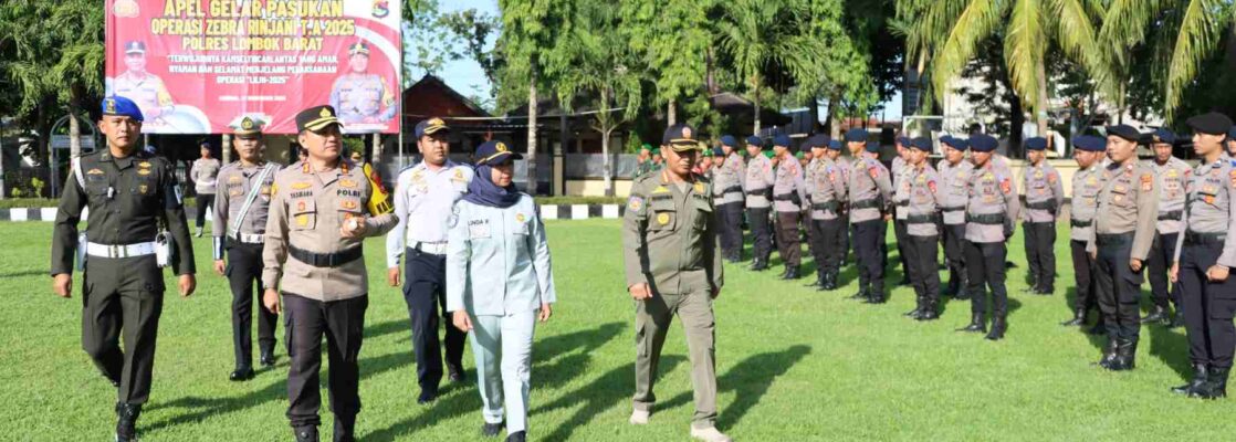 Tingkatkan Disiplin Lalu Lintas, Polres Lombok Barat Gelar Operasi Zebra Rinjani