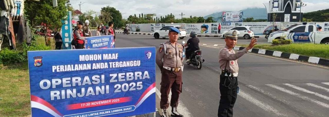 Cek Kelengkapan! Operasi Zebra Rinjani Intensif di Lombok Barat