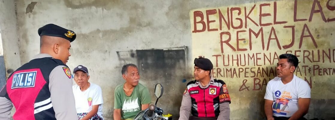 Patroli Dialogis Polres Lobar Sasar Warga, Tekan Angka Kriminalitas