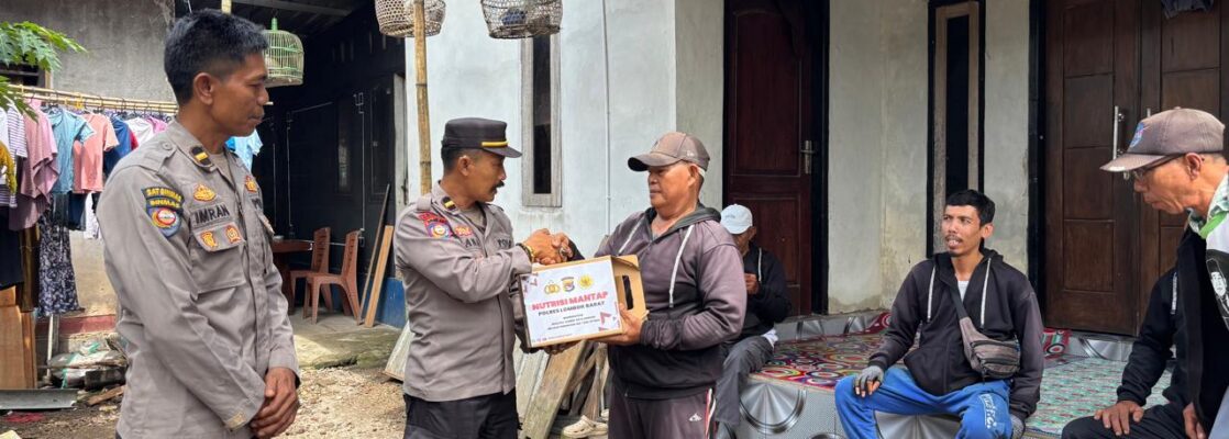 Polres Lombok Barat Peduli Pekerja Keras Lewat Program Nutrisi Mantap