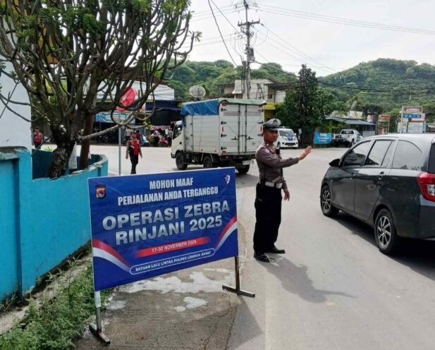 Utamakan Teguran, Sat Lantas Lobar Sasar Pelanggaran R2 di Lembar